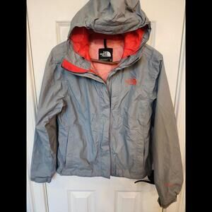 North Face Jacket Women’s xs‎ HyVent 2.5L Outdoor Gear Gray Pink